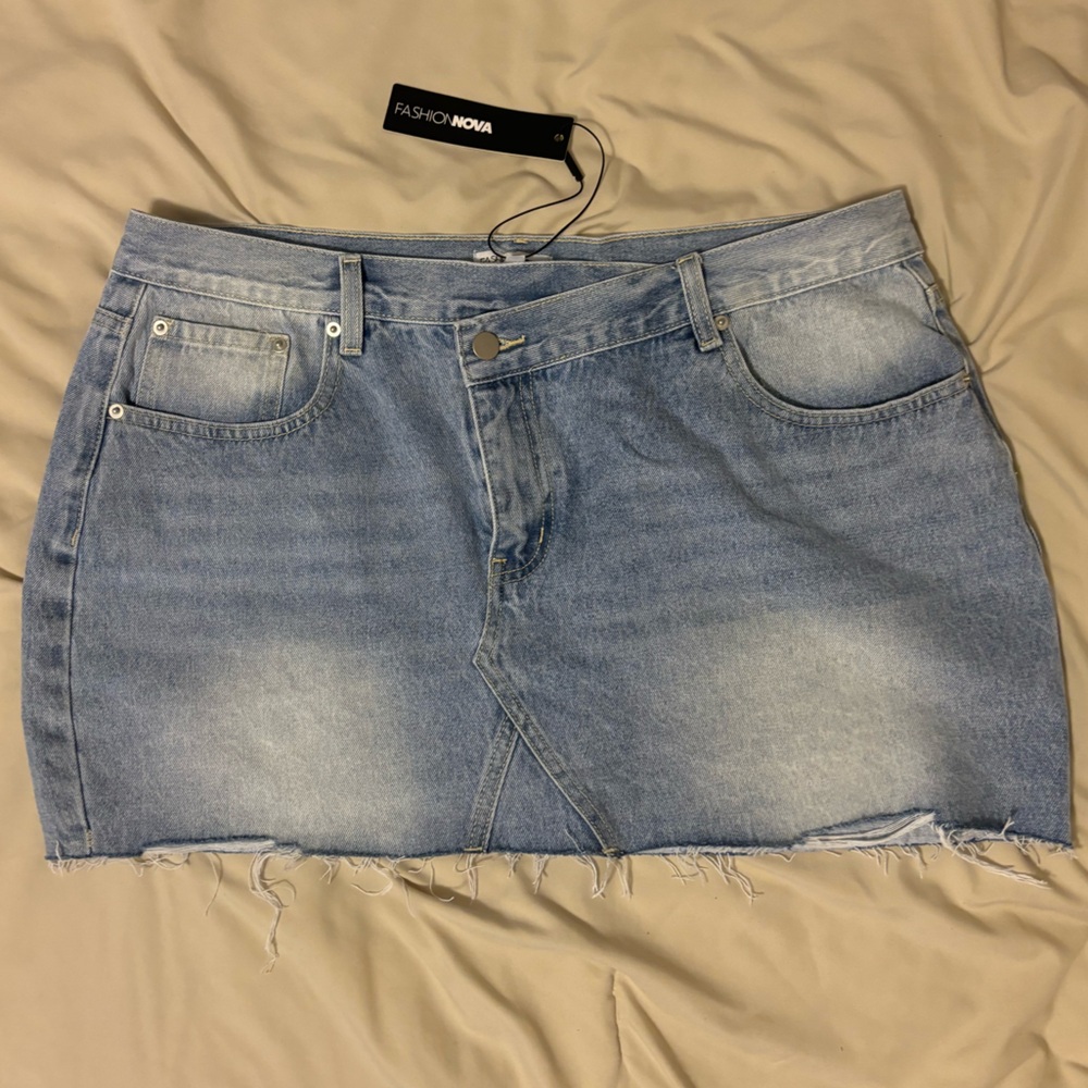 FASHIONNOVA Denim Skirt